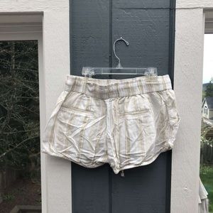 Stripes white shorts